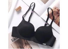 Бюстгальтер Finetoo дышащий push up без косточек черный 80В 106