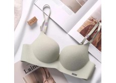 Бюстгальтер Finetoo дышащий push up без косточек оливковый 70В 106