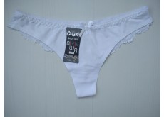 Трусики бразилиана Biweier кружевные белый XL 48 1725