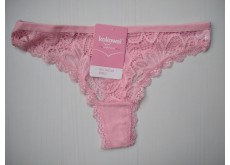 Трусики стрінги Kokowei бавовна мереживні рожевий L 44 240