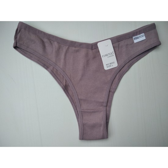Трусики женские Finetoo хлопок сиреневый L 46\48 В002