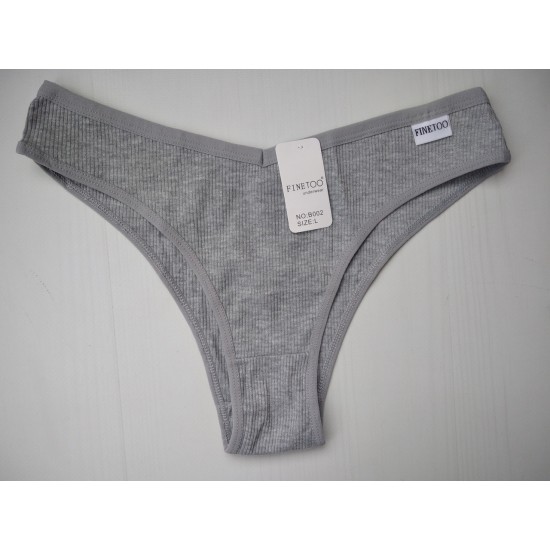 Трусики жіночі Finetoo бавовна сірий L 46\48 В002