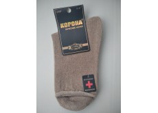 Шкарпетки чоловічі Корона медичні без резинки бежевий 41-47