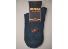 Шкарпетки чоловічі Корона медичні без резинки бірюзовий 41-47