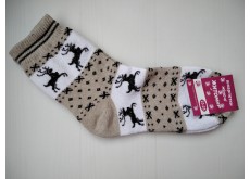 Жіночі теплі махрові шкарпетки Житомир хаки 23-25