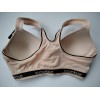 Топ спортивный на поролоновых чашках без косточек бежевый M 8335