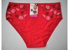 Женские трусики Belle Weeir хлопок красный XL 48\50 104
