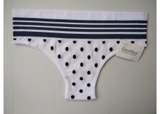 Трусики Greenice американка чорні точки білий L\XL 2250