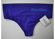 Трусики стрінги Greenice безшовні широкий пояс фіолетовий скорпіон S\M 2144