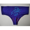 Трусики стрінги Greenice безшовні широкий пояс фіолетовий скорпіон S\M 2144