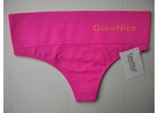 Трусики стрінги Greenice безшовні широкий пояс рожевий скорпіон S\M 2144