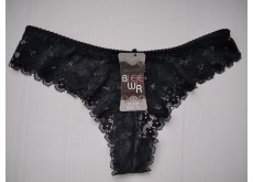 Трусики стринги Biweier кружевные черный XL 44\46 826 Трусики стринги Biweier кружевные черный XL 44\46 826