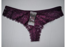 Трусики стринги Biweier кружевные сливовый XXL 46\48 826 Трусики стринги Biweier кружевные сливовый XXL 46\48 826