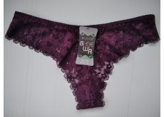 Трусики стринги Biweier кружевные сливовый XL 44\46 826 Трусики стринги Biweier кружевные сливовый XL 44\46 826