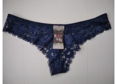 Трусики стринги Biweier кружевные синий XXXL 48\50 826