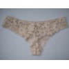 Трусики стринги Biweier кружевные бежевый XXL 46\48 826