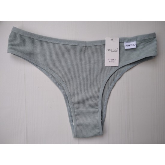 Трусики женские Finetoo хлопок хаки XL 48\50 В002