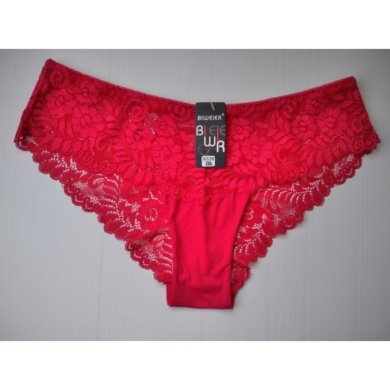 Трусики Biweier кружевные красный XХXL 50-52 633