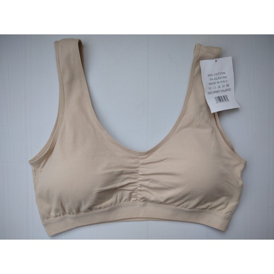 Топ Blue Rose бавовна бежевий батал 4XL 30497