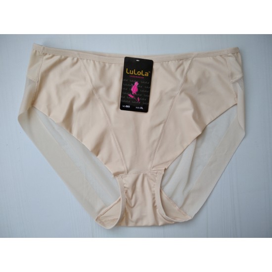 Трусики Lulola с сеточкой бежевые XL 52 865
