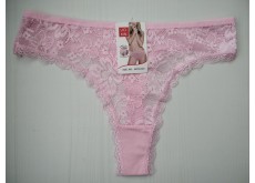 Трусики стрінги UOKIN бавовна мереживні рожевий XXL 48 1931