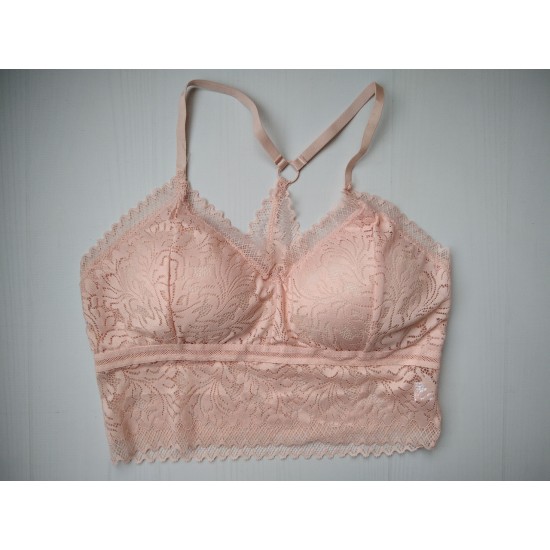 Топ браллет кружевной бежевый L