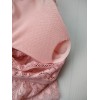Топ браллет кружевной пудровый L