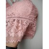 Топ браллет кружевной пудровый L