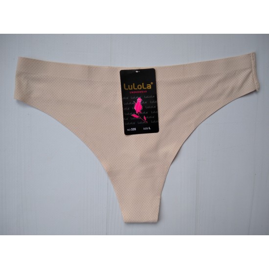 Трусики Lulola стрінги безшовні бежевий  L 48 335