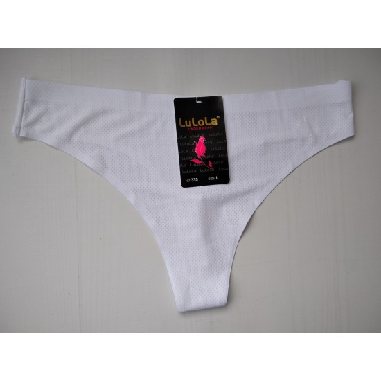 Трусики Lulola стрінги безшовні білий  L 48 335