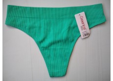 Трусики стрінги Greenice безшовні рубчик зелений 48-50 L\XL 9927