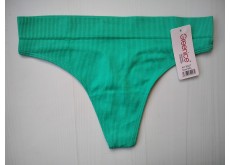 Трусики стрінги Greenice безшовні рубчик зелений 46-48 M\L 9927