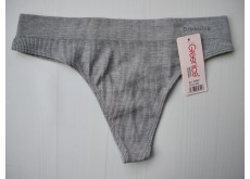 Трусики стрінги Greenice безшовні рубчик сірий 46-48-M\L 9892