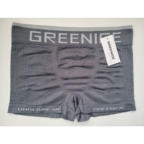 Боксеры мужские Greenice бесшовные серый M\L 7723