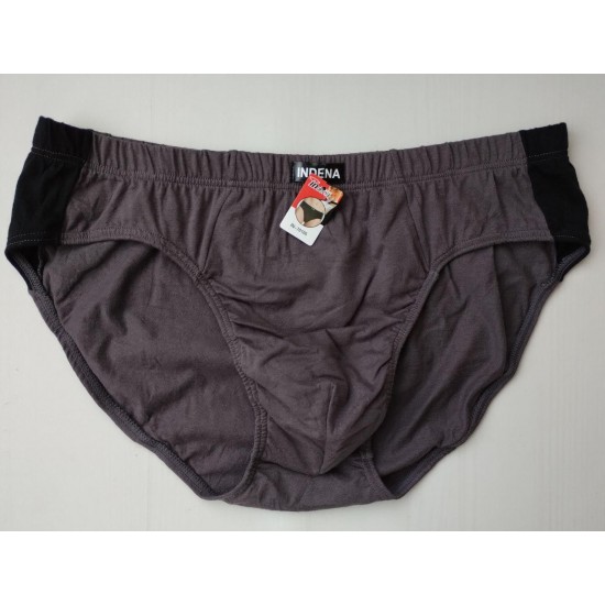 Трусы мужские Indena плавки хлопок серый темный батал 5XL 70105