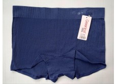 Трусики шортики женские Greenice бесшовные в рубчик синий L\XL 9998