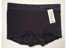 Трусики шортики женские Greenice бесшовные в рубчик черный L\XL 9998