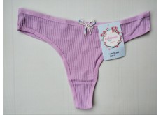 Трусики стрінги Kokowei бавовна рубчик фіолетовий L 44