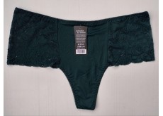 Трусики стринги Biweier высокая посадка кружево зеленый XL 50\52 310
