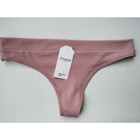 Трусики стрінги Dyana бавовна пудровий S\M 6395