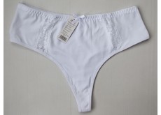 Трусики стрінгі Nadizi із завищеною талією бавовна білий XL 50 931
