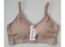 Топ Beisdanna гладкий на тонких бретелях с чашечкой рука адама темно бежевый L 9985