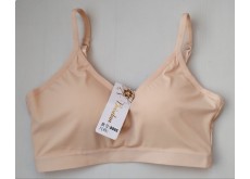 Топ Beisdanna гладкий на тонких бретелях с чашечкой рука адама бежевый L 9985