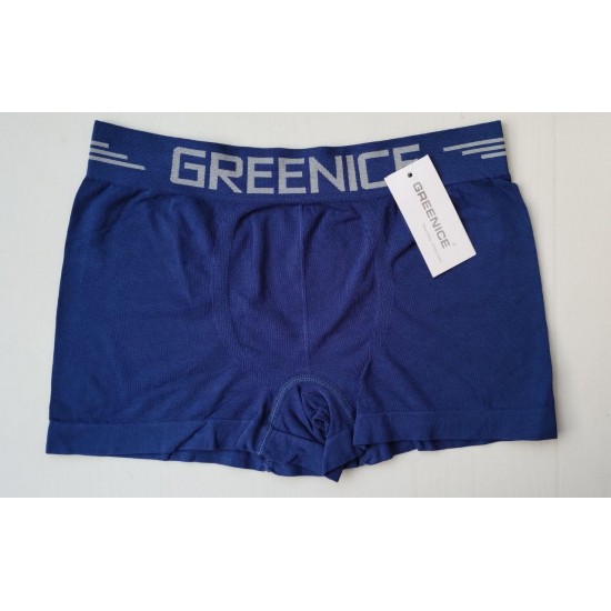 Боксеры мужские Greenice бесшовные синий темный L 4580
