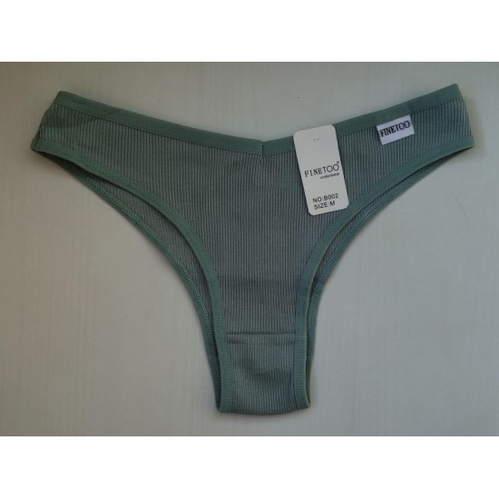Трусики женские Finetoo хлопок хаки M 44\46 В002 Трусики женские Finetoo хлопок хаки M 44\46 В002