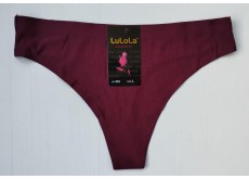 Трусики стринги Lulola бесшовные сливовый темный L 48 335