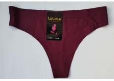 Трусики стринги Lulola бесшовные сливовый темный M 46 335