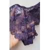 Трусики бразилиана Biweier кружевные фиолетовый XXL 48\50 1909