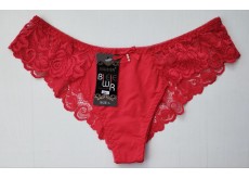 Трусики бразилиана Biweier кружевные красный L 44\46 1909