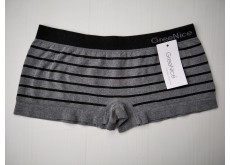 Трусики шортики Greenice бесшовные серо-черный XXL\XXXL 3277